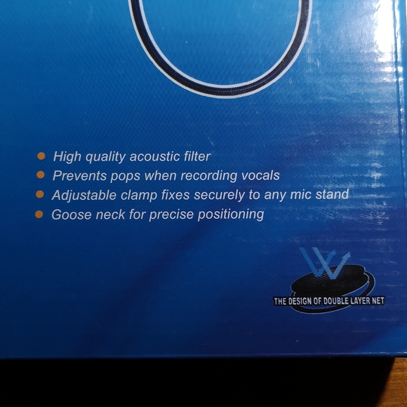 Screen for Microphone Recording, Neewer Pop Shield, New in Box - Picture 2 of 3